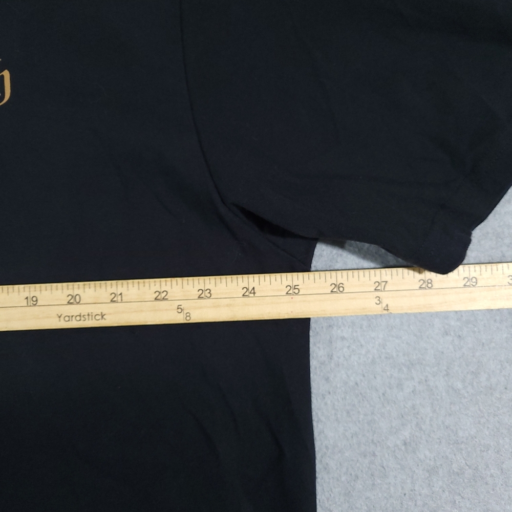 Teddy Fresh Men's 100% Cotton T-Shirt Black Size 3XL Graphic Tee Crew Neck - Picture 6 of 7